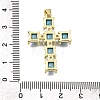 Brass Pave Cubic Zirconia Pendants CU-CBAE7DF-11G-C05-3