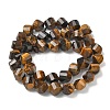 Natural Tiger Eye Beads Strands G-C267-B16-3