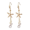 Starfish/Sea Stars 304 Stainless Steel Dangle Earring EJEW-TA00037-1