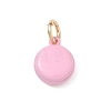 Spray Painted Brass Charms KK-CBAEB58-04A-1