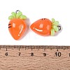 Spray Painted Opaque Resin Pendants RESI-Q232-01B-3