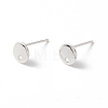 201 Stainless Steel Stud Earring Findings LS-X-STAS-P308-09A-S-1