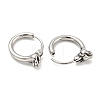 316 Surgical Stainless Steel Hoop Earrings EJEW-D096-13D-AS-2