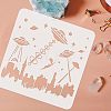 Large Plastic Reusable Drawing Painting Stencils Templates DIY-WH0172-798-3