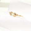 304 Stainless Steel Cuff Open Rings SA-CBAD22F-01G-C-5