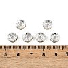 Brass Grade A Rhinestone Spacer Beads RB-A014-Z8mm-13S-3
