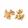 Halloween Spider 304 Stainless Steel Stud Earrings for Women X-EJEW-B019-01G-2