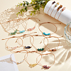 19Pcs 19 Styles Natural & Synthetic Mixed Gemstone & Glass Chips Braided Bead Bracelets Set for Women BJEW-AN0001-43-5