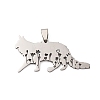 201 Stainless Steel Pendants STAS-V013-13P-1