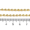 Rack Plating Brass Ball Chain Necklaces for Women NJEW-A035-03G-5