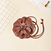 PU Leather Flower Knot Tie Waist Belts AJEW-GF0014-11A-7