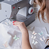 80Pcs 10 Colors Cloth Butterfly Ornament Accessories DIY-CY0004-03-5