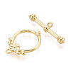 Brass Toggle Clasps KK-T077-01G-3