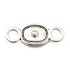 Tibetan Style Alloy Links Connector Charms FIND-D042-07A-AS-1