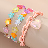 3Pcs 3 Styles Star Plastic Beads Stretch Bracelets WG24BB9-02-1