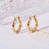 Shell Pearl Hoop Earrings with Cubic Zirconia JE954A-2