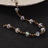 Handmade Glass Beaded Chains for Necklaces Bracelets Making AJEW-JB00187-04-1
