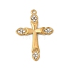 304 Stainless Steel Rhinestone Pendants STAS-B128-09G-04-1