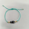 Braided Porcelain Fish Charm Adjustable Bracelets JI6734-2-1