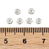 Rack Plating Rondelle Brass Grade A Crystal Rhinestone Spacer Beads X-RB-D300-S-2