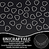 Unicraftale 50pc 304 Stainless Steel Linking Ring STAS-UN0056-77-5