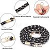 WADORN® 2Pcs 2 Style Braided Cord Bag Straps FIND-WR0005-36-4