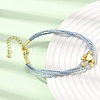 Polyester Multi-Strand Bracelets FB-CBA983F-02G-02-1
