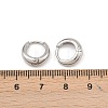316 Surgical Stainless Hoop Earrings EJEW-C160-06B-P-3