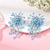 Glass Seed Beads Stud Earrings for Women EJEW-MZ00760-4