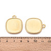 304 Stainless Steel Pendant Cabochon Settings STAS-N108-70G-3