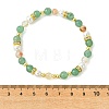Natural Green Aventurine & Heated Citrine Non-magnetic Synthetic Hematite & Shell Pearl Beaded Bracelets for Women BJEW-JB13895-03-4