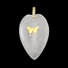 Natural Quartz Crystal Pendants G-G470-02G-01-1