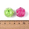 Opaque Acrylic & Transparent Resin Rhinestone Beads SACR-Q005-02B-3
