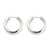 Brass Hoop Earrings EJEW-M260-08P-1