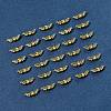 100Pcs Tibetan Style Alloy Fairy Wing Beads TIBEB-FS0001-14-7