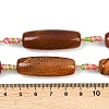 Natural Fire Crackle Agate Beads Strands G-P605-E01-01A-4