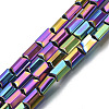 Electroplate Non-magnetic Synthetic Hematite Beads Strands G-S352-33-3