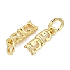 Brass Charms KK-S527-02G-B-2