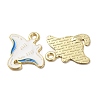 Ocean Alloy Enamel Pendants ENAM-B041-01F-3