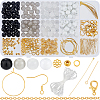 DIY Glass Beaded Bracelets & Earrings Jewelry Making Kit DIY-SP0001-20B-1