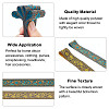 2Rolls 2 Colors Ethnic Style Embroidery Polyester Ribbons OCOR-GA0001-11-3