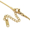 304 Stainless Steel Pendant Necklaces for Women NJEW-H020-01G-3