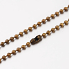 Brass Pendants Necklaces X-NJEW-P107-03-3