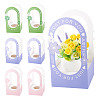 6 Sets 3 Colors Paper Flower Packing Baskets CON-TA0001-40-1