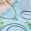 3Pcs 3 Sizes 2MM Round Cowhide Leather Cord Necklaces Makging NJEW-TAC0049-6