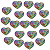 20Pcs Computerized Embroidery Cloth Iron on/Sew on Patches PATC-CY0001-26B-1