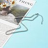304 Stainless Steel Wheat Chains Necklace NJEW-JN03591-4