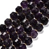 Natural Amethyst Beads Strands G-P568-B02-01-2