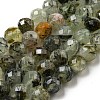 Natural Prehnite Beads Strands G-G457-8mm-03F-01-1