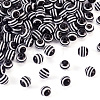Striped Resin Beads RESI-TAG0001-01-1